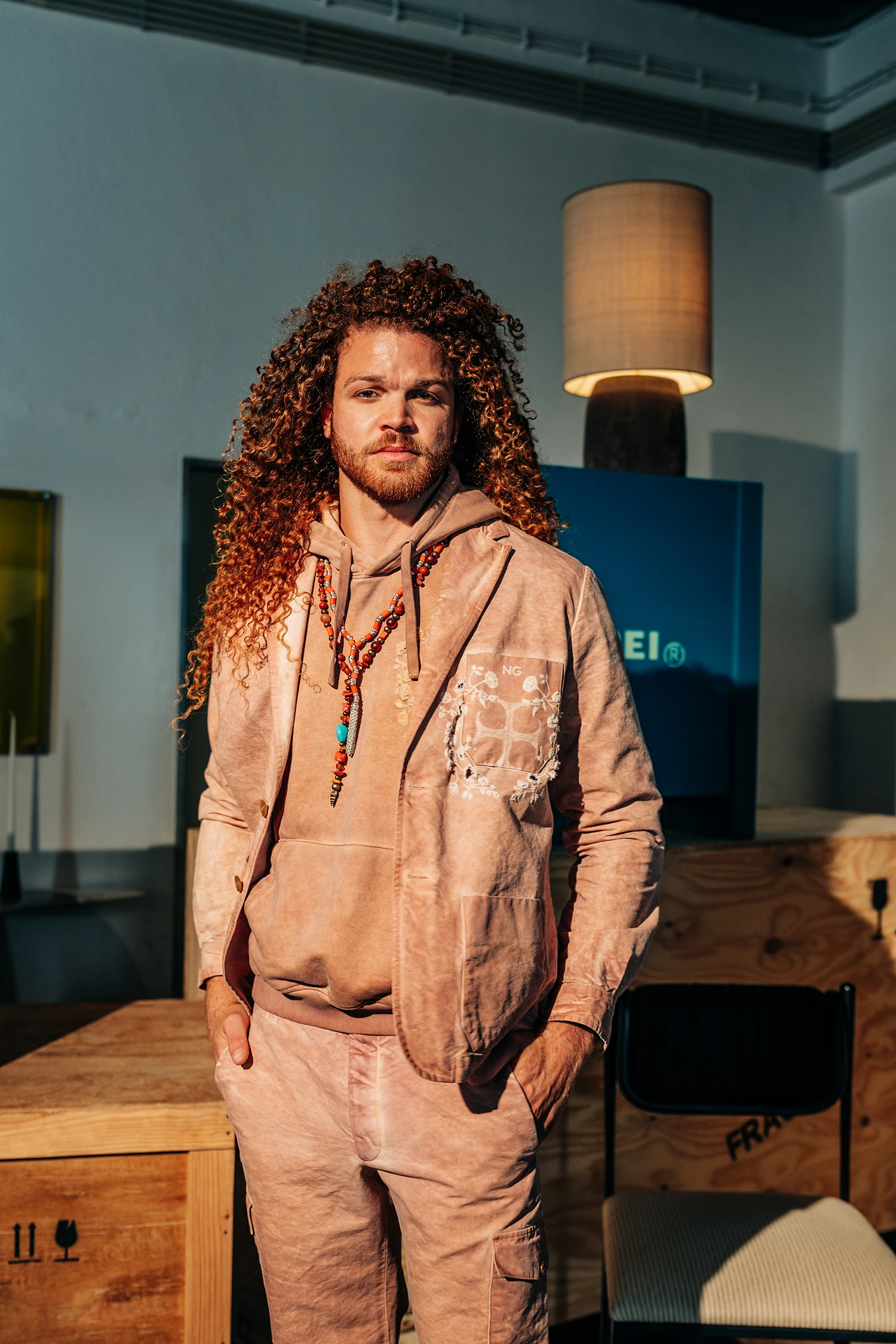 Casaco desestruturado com 3 Bolsos, relaxed fit