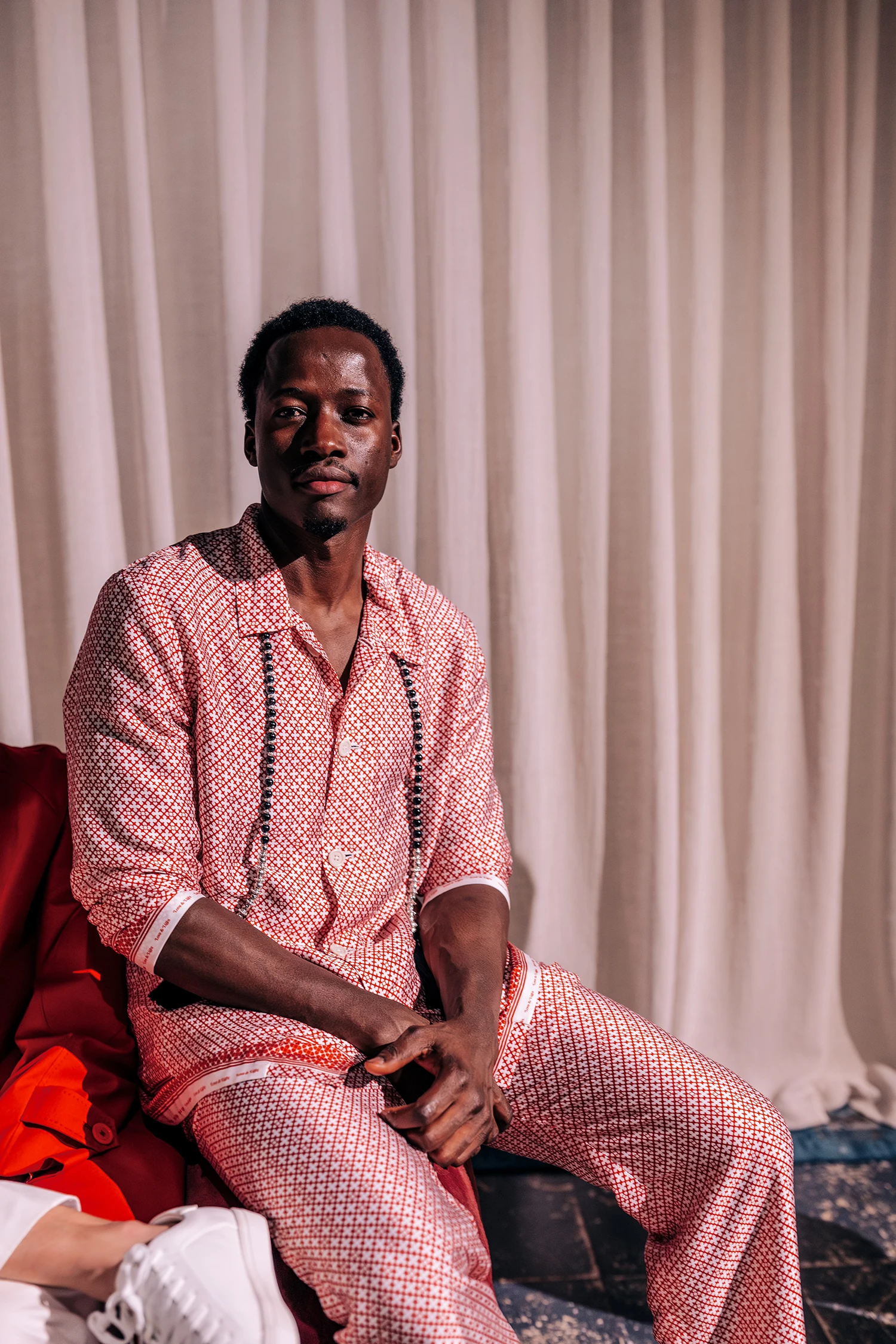 Camisa pijama,em estampado padrão NG.Realxed fit